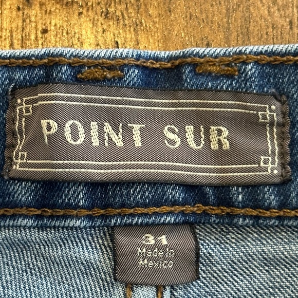 J. Crew | Point Sur Wide Leg Crop Jeans with Raw Hem, Size 31 - Picture 3 of 10